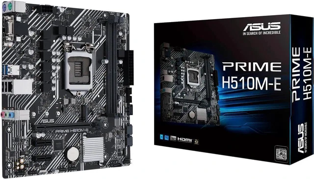 Main image of ASUS PRIME H510M-E LGA 1200 Micro ATX Intel Motherboard
