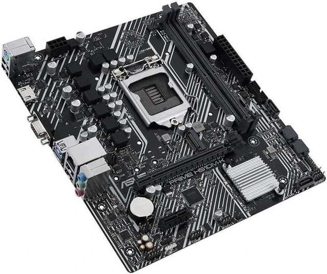 Alt view image 3 of 4 - ASUS PRIME H510M-K Motherboard (mATX,LGA1200,2 x DDR4,PCI-E 4.0,1 x M.2,4×SATA III, 2X USB3.2 Gen1,Realtek,1GB Ethernet LAN,1 x HDMI,1 x VGA)