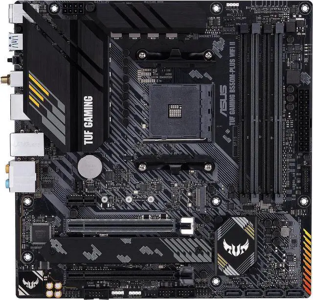 Alt view image 5 of 5 - ASUS TUF GAMING B550M-PLUS WIFI II Heavy Gunner Motherboard, 8+2-Phase Power Supply , PCIe 4.0. WiFi 6, Bi-directional AI Noise Cancellation , AURA SYNC Divine Light Sync