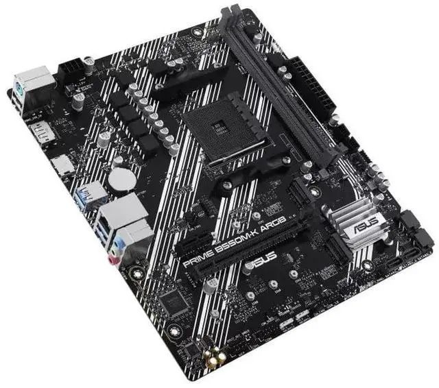 Alt view image 2 of 3 - Asus PRIME B550M-K ARGB AM4 AMD B550 DDR4 motherboard DisplayPort