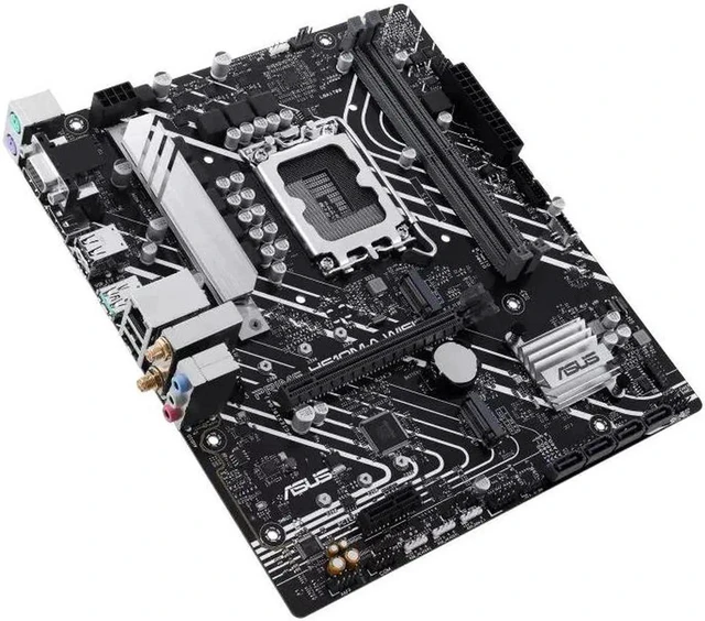 Alt view image 5 of 5 - ASUS PRIME H610M-A WIFI - Motherboard - micro ATX - LGA1700 Socket - H610 Chipset - USB 3.2 Gen 2, USB 3.2 Gen 1 - Gigab