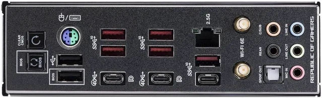 Alt view image 7 of 7 - ASUS ROG CROSSHAIR X670E GENE (AM5, AMD X670,micro-ATX ,DDR5, 3 x M.2 slots 4 x SATA
6Gb/s ports, 2.5Gb Ethernet ,Wi-Fi 6E, USB 3.2 Gen 2 Type-C USB4, EZ Flash ,Aura Sync )