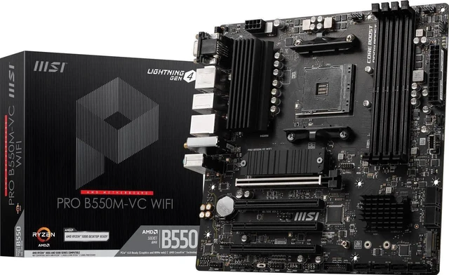 Main image of MSI PRO PRO B550M-VC WIFI AM4 MATX AMD Motherboard