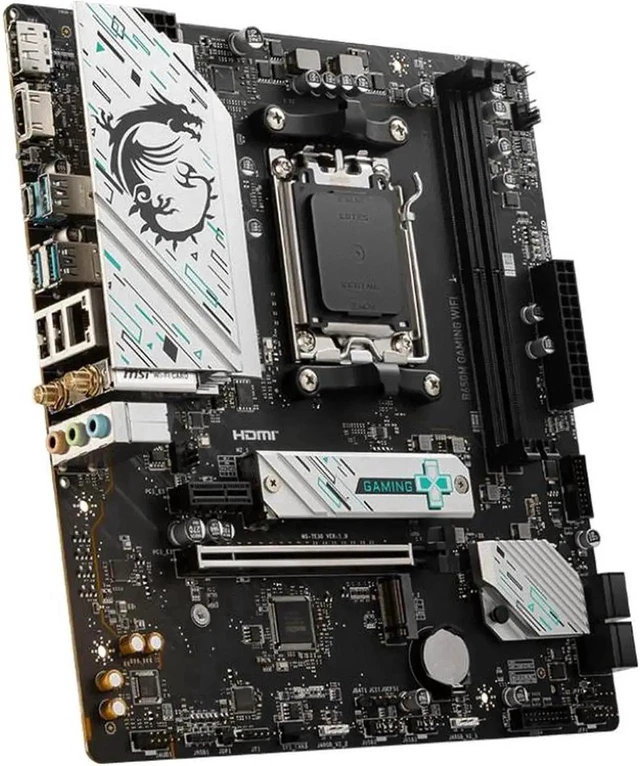 Alt view image 2 of 4 - MSI B650M GAMING WIFI AMD B650 Socket AM5 DDR5 128GB Micro ATX Motherboard
