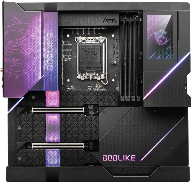 Alt view image 2 of 6 - MSI MEG Z690 GODLIKE DDR5 LGA 1700 Extended ATX Intel Motherboard