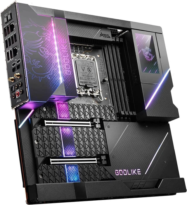 Alt view image 4 of 6 - MSI MEG Z690 GODLIKE DDR5 LGA 1700 Extended ATX Intel Motherboard