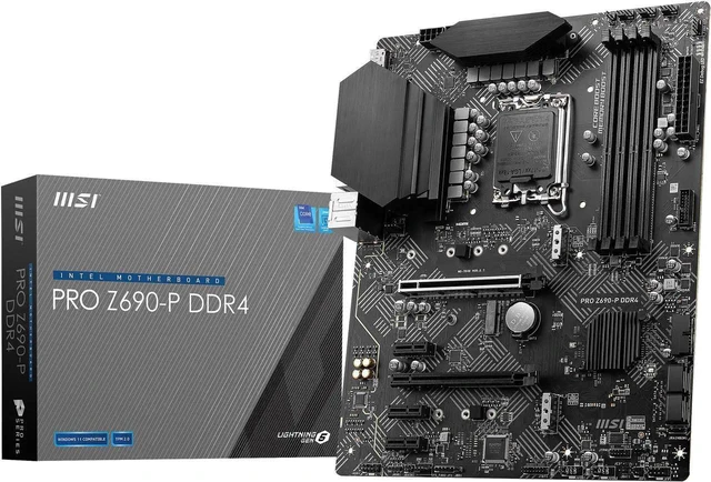 Main image of MSI PRO Z690-P DDR4 LGA 1700 Intel Z690 SATA 6Gb/s ATX Intel Motherboard