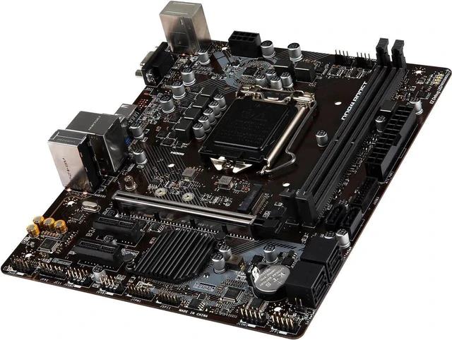 Alt view image 3 of 6 - MSI PRO B365M PRO-VH LGA 1151 (300 Series) Micro ATX Intel Motherboard