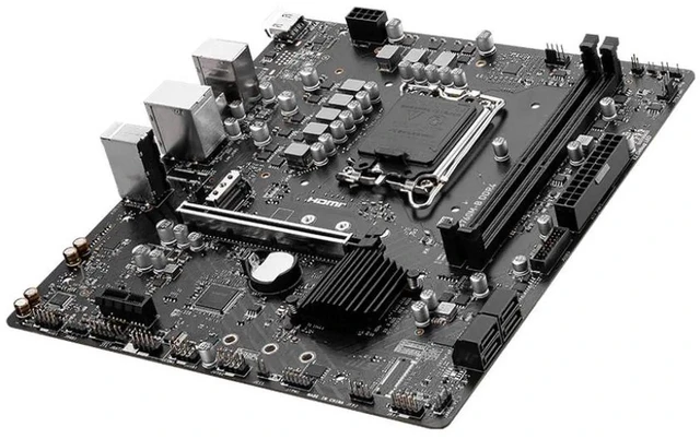 Alt view image 2 of 5 - MSI B760M-B DDR4 motherboard Supports 12th/13th/14th Gen Intel® Core Processors, Pentium® Gold and Celeron® Processors (LGA 1700)