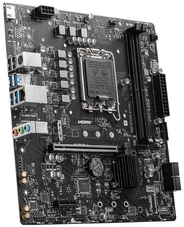 Main image of MSI B760M-B DDR4 motherboard Supports 12th/13th/14th Gen Intel® Core Processors, Pentium® Gold and Celeron® Processors (LGA 1700)