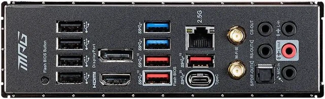 Alt view image 5 of 5 - MSI MPG Z590 GAMING CARBON WIFI LGA 1200 ATX Intel Motherboard