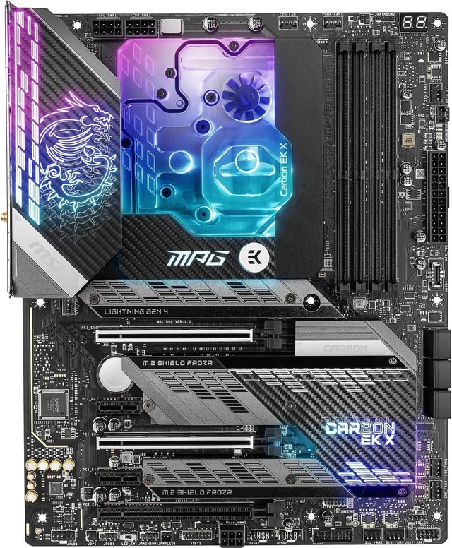 Alt view image 3 of 6 - MSI MPG Z590 CARBON EK X LGA 1200 ATX Intel Motherboard