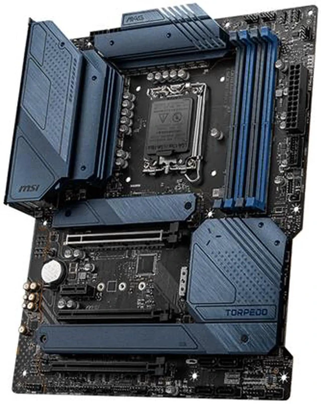 Alt view image 2 of 3 - MSI MAG Z690 TORPEDO LGA 1700 Intel Z690 SATA 6Gb/s ATX Intel Motherboard