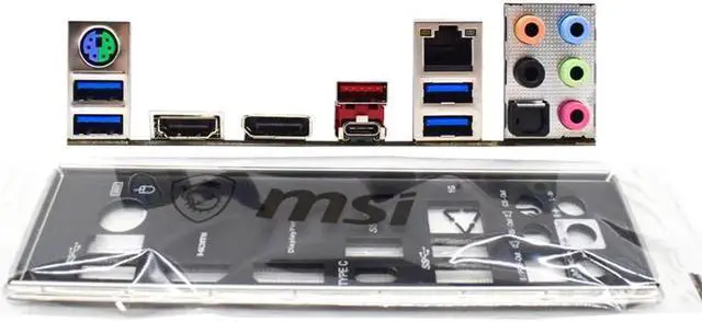 Alt view image 5 of 5 - MSI Z490-S01 LGA 1200 ATX Intel Motherboard
