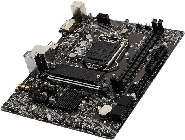 Alt view image 2 of 4 - MSI B460M BOMBER LGA 1200 Intel B460 SATA 6Gb/s Micro ATX Intel Motherboard