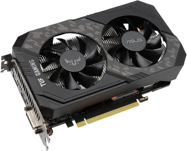 Alt view image 2 of 4 - ASUS TUF Gaming GeForce GTX 1660 SUPER Overclocked 6GB Edition HDMI DP DVI Gaming Graphics Card (TUF-GTX1660S-O6G-GAMING)