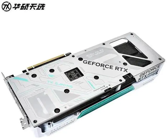 Alt view image 2 of 5 - ASUS TX GeForce RTX 4070 OC White Edition Gaming Graphics Card (PCIe 4.0, 12GB GDDR6X, DLSS 3, HDMI 2.1, DisplayPort 1.4a) TX-RTX4070-O12G-GAMING