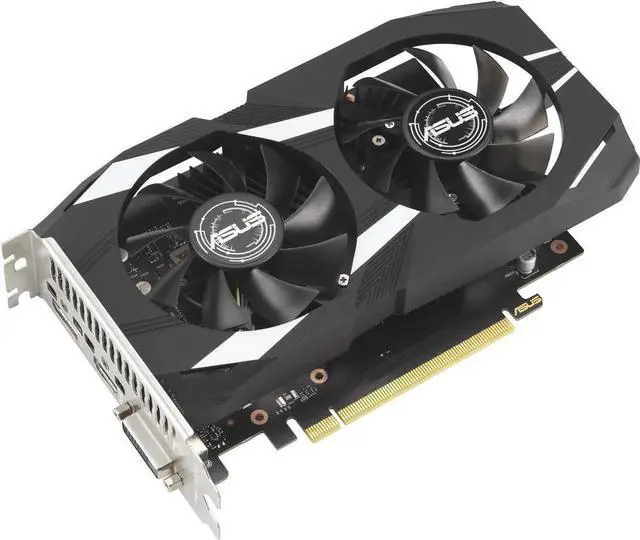 Alt view image 3 of 6 - ASUS Dual NVIDIA GeForce RTX 3050 6GB OC Edition Gaming Graphics Card - PCIe 4.0, 6GB GDDR6 Memory, HDMI 2.1, DisplayPort 1.4a, 2-slot Design, Axial-tech Fan Design, 0dB Technology, DUAL-RTX3050-O6G