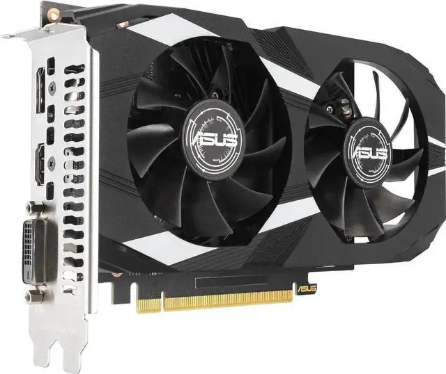 Alt view image 2 of 6 - ASUS Dual NVIDIA GeForce RTX 3050 6GB OC Edition Gaming Graphics Card - PCIe 4.0, 6GB GDDR6 Memory, HDMI 2.1, DisplayPort 1.4a, 2-slot Design, Axial-tech Fan Design, 0dB Technology, DUAL-RTX3050-O6G