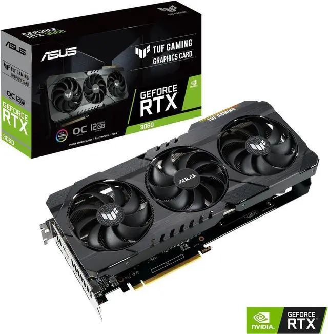 Main image of ASUS TUF Gaming GeForce RTX 3060 Graphics Card TUF-RTX3060-12G-V2-GAMING
