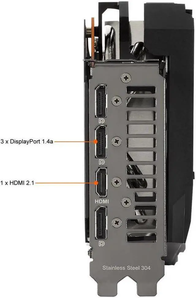 Alt view image 6 of 6 - ASUS ROG STRIX Radeon RX 6700 XT OC Edition Gaming Graphics Card (AMD RDNA 2, PCIe 4.0, 12GB GDDR6, HDMI 2.1, DisplayPort 1.4a, Axial-tech Fan Design, 2.9-slot, Super Alloy Power II, GPU Tweak II)