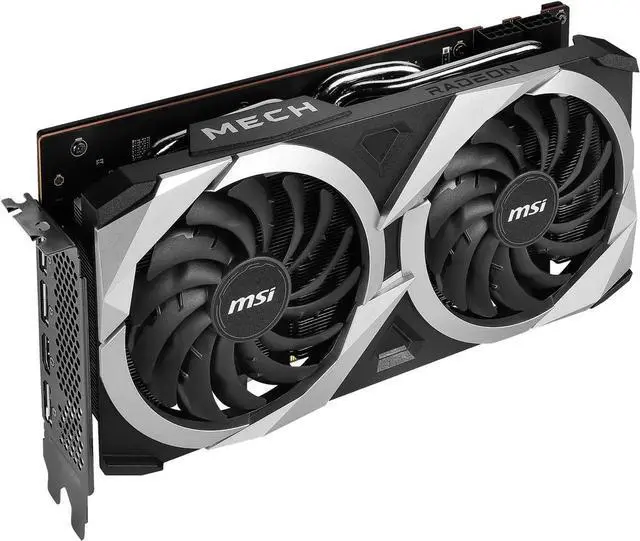 Alt view image 2 of 7 - MSI Mech Radeon RX 6750 XT Graphics Card RX 6750 XT MECH 2X 12G OC