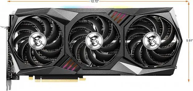 Alt view image 4 of 5 - MSI Gaming GeForce RTX 3080 Graphics Card RTX 3080 GAMING Z TRIO 10G