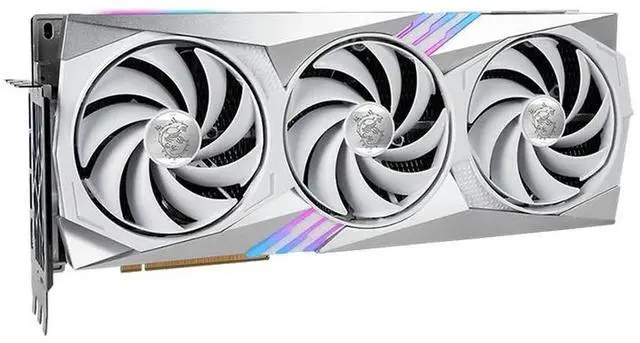 Alt view image 3 of 6 - MSI Gaming (MSI) GeForce RTX 4070 Ti GGDR6X 12GB PCI-E 4.0 Graphics card, RTX 4070 Ti GAMING X TRIO WHITE 12G Video card