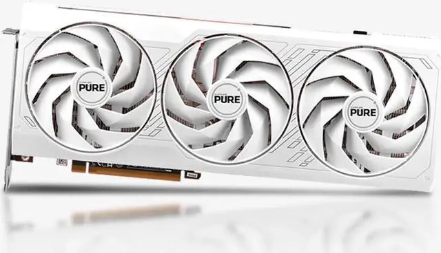Main image of SAPPHIRE Tech PURE AMD RX 7800 XT 16G D6 OC Gaming Graphics Card, AMD RDNA 3, 19.5 Gbps, PCIe 4.0, 16GB GDDR6, HDMI 4K, DisplayPort 2.1a, 256 bit, High TG Copper PCB, Digital Power Design, WHITE