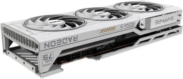 Alt view image 4 of 5 - SAPPHIRE Tech PURE Radeon RX 7900 XT 20GB OC Gaming Graphics Card, RDNA 3, 20 Gbps, PCIe 4.0, GDDR6, HDMI 4K, DisplayPort 2.1a, Dual Ball Bearing Fans, Digital Power Design, WHITE