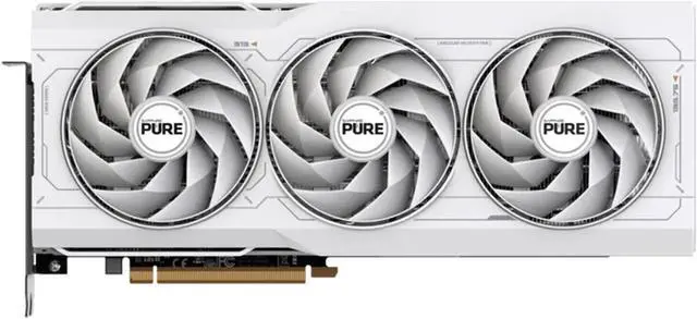 Main image of SAPPHIRE Tech PURE Radeon RX 7900 XT 20GB OC Gaming Graphics Card, RDNA 3, 20 Gbps, PCIe 4.0, GDDR6, HDMI 4K, DisplayPort 2.1a, Dual Ball Bearing Fans, Digital Power Design, WHITE