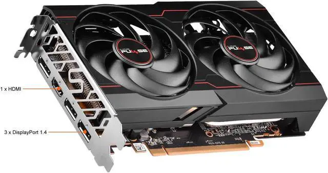 Alt view image 3 of 5 - SAPPHIRE PULSE Radeon RX 6600 Graphics Card 11310-01-20G