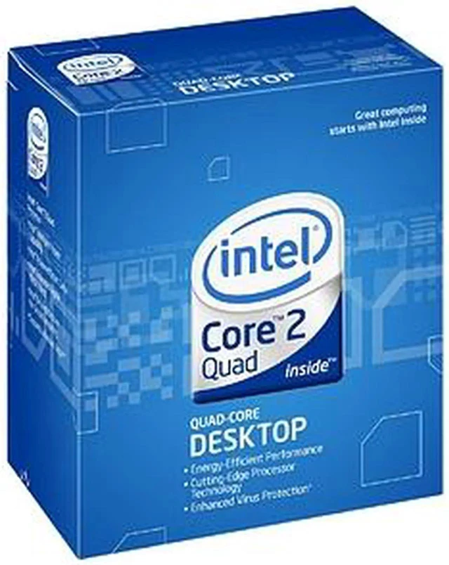 Main image of Intel Core 2 Quad Q8300 - Core 2 Quad Yorkfield Quad-Core 2.5 GHz LGA 775 95W Desktop Processor - BX80580Q8300