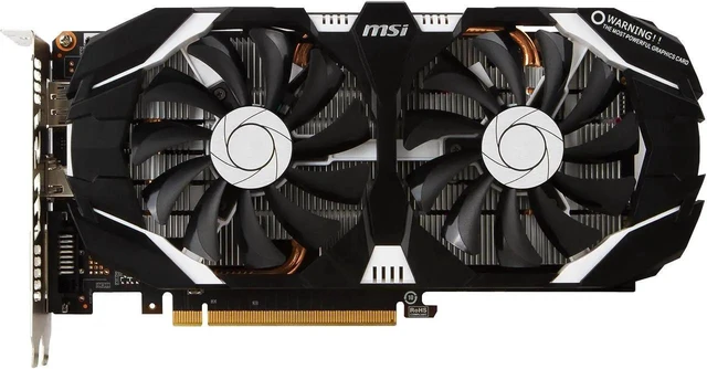 Alt view image 4 of 6 - MSI GeForce GTX 1060 DirectX 12 GTX 1060 5GT 5GB 192-Bit GDDR5 PCI Express 3.0 x16 HDCP Ready ATX Video