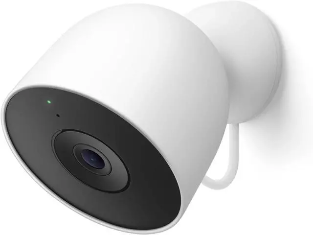 Main image of Nest Cam Outdoor (Wired, 2nd Gen) - Security Camera with 2K Video and Gemini, Night Vision, 2-Way Audio - Works with Google Home - 2025 Model - Snow