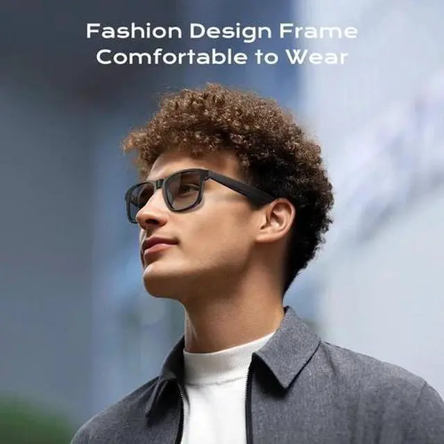Alt view image 4 of 7 - Smart Glasses Photochromic Lenses Bluetooth Call Glasses Audio Eyewear Headset