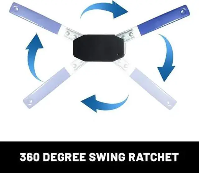 Alt view image 6 of 7 - Car Ratchet Brake Piston Wrench Caliper Spreader Pad Install Tool Press Portable