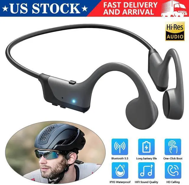 Main image of Bone Conduction Headphones Bluetooth 5.3 Wireless Earbuds Outdoor Sport Headset
