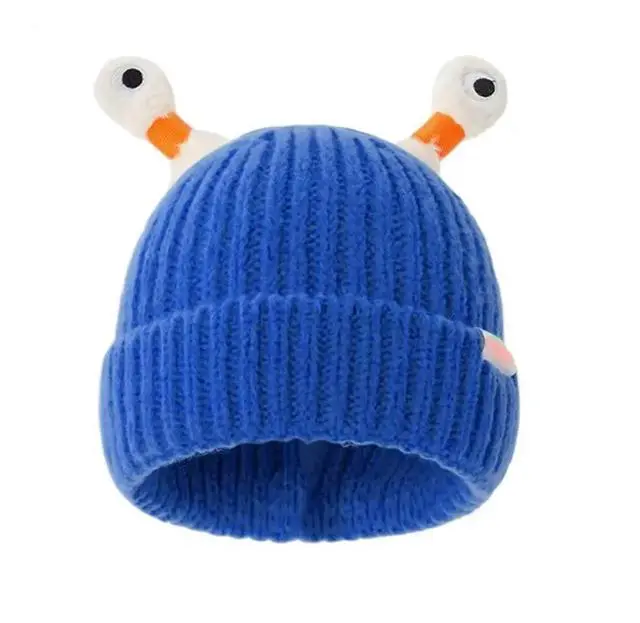 Main image of LED Beanie Knit Hat With Light Funny Holiday Party Cap Xmas Gifts Multicolor- Blue