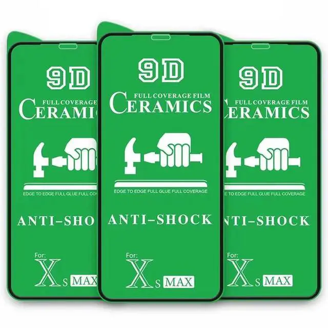 Alt view image 4 of 7 - For iPhone 17 16 15 Plus 14 13 12 11 XS 9D Ceramics Film Screen Protector 10pcs-iP17 AIR 10pcs For iPhone 17 AIR 10 Pieces