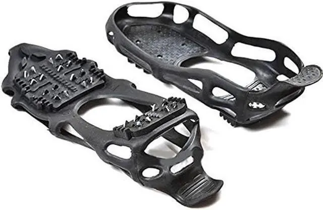 Alt view image 5 of 6 - Ice Cleats Crampon for Walking on Snow and Ice Non-Slip Ove Snow Traction Cleats X-Large-10-13 men/11.5-14 women