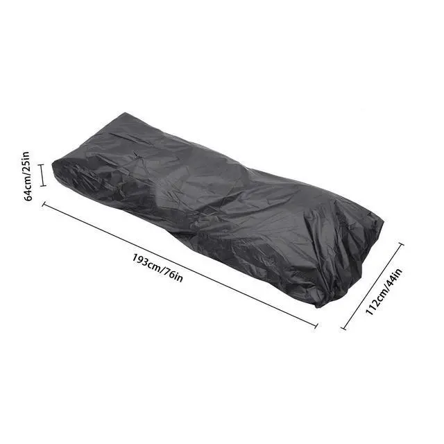 Alt view image 4 of 6 - Waterproof Lawn Mower Cover Heavy Duty UV Protector for Push Mower Universal Fit