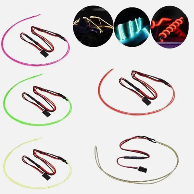 Alt view image 2 of 7 - Universal Flexible RC LED Cuttable Lights strip for RC Cars SCX24 TRX4M FCX24 18 Green