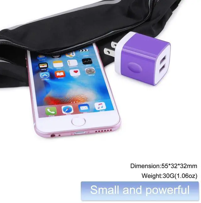 Alt view image 7 of 7 - USB C Wall Charger Fast for Samsung Galaxy S25 Ultra S25+ S24 FE S23 FE Ultra S23+ S22 S21 FE/Plus/Ultra S20 5G Note 20 S10e A17 A56 A16 A15 A54 A14, 2.1A Dual Charging Block Cube 6ft USB Type C Cable