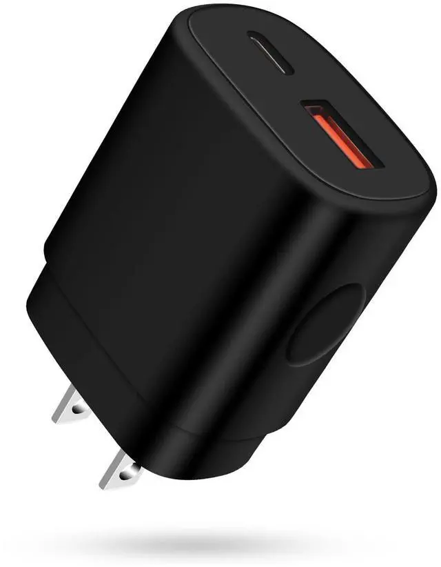 Main image of Charger Plug Super Fast Charging 25W 2 Port USB A & USB C Wall Charger Block Android Phone Adapter Compatible with Samsung Galaxy S25 Ultra S25 FE Edge S25 Plus A17 A16 A35 A55 S24 A14 A54 S23 S22 A25