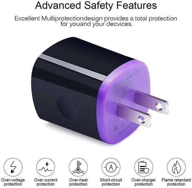 Alt view image 3 of 7 - Type C Phone Charger,USB Wall Adapter Plug+6ft C Charger Cable for Samsung Galaxy S25 S24 S23 S22 S21 S20 FE Z Flip 7 6 5 4 Z Fold 7 6 5 A17 A56 A16 A55 A15 A54 A14 A53 A13 A23 A03S A32 A51 A50 A71