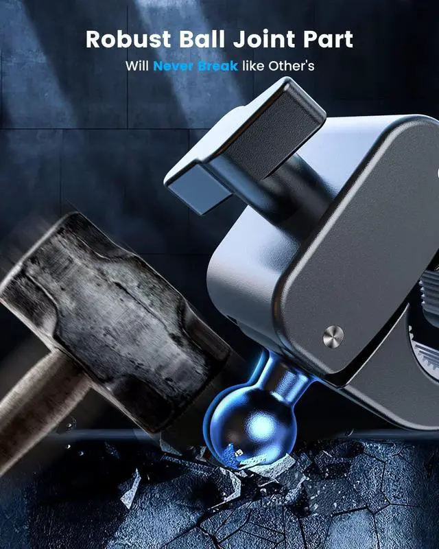 Alt view image 4 of 7 - JOYROOM Motorcycle Phone Mount, [1s Auto Lock][100mph Military Anti-Shake] Bike Phone Holder for Bicycle, [10s Quick Install] Handlebar Phone Mount, Compatible with iPhone, Samsung, All Cell Phone