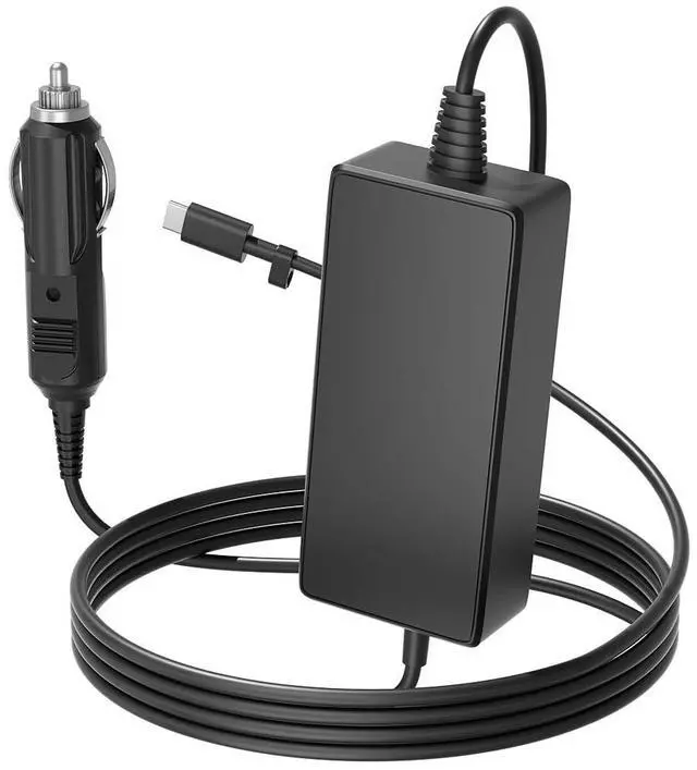 Main image of 100W Car Laptop Charger USB C Compatible with MacBook HP Dell Acer Asus Lenovo Thinkpad Nimo MSI LG Samsung Surface pro 10 9 8 Google Chromebook, iPad ROG Ally Steam Deck Type-C Devices