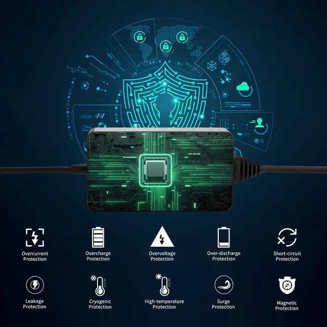 Alt view image 3 of 7 - 100W Car Laptop Charger USB C Compatible with MacBook HP Dell Acer Asus Lenovo Thinkpad Nimo MSI LG Samsung Surface pro 10 9 8 Google Chromebook, iPad ROG Ally Steam Deck Type-C Devices