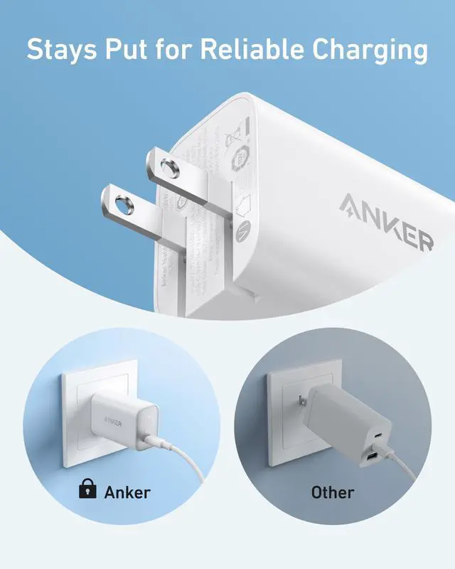 Alt view image 4 of 6 - Laptop Charger, 100W Foldable Type C Charger Fast Charging for MacBook, iPhone 17 Series, and All USB C Devices(6FT USB-C Cable Included, Compatible with MagSafe)